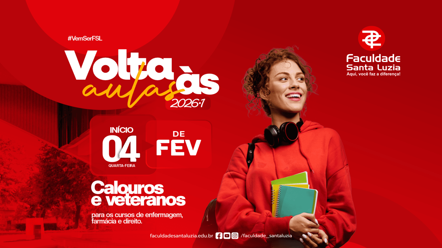 Volta às Aulas – 2026.1 – Faculdade Santa Luzia